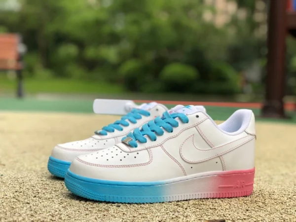 AF1 ホワイト ブルー ピンク ロー ナイキ エア フォース 1'07 ステューシー AF1 エア フォース ワン メンズ ローカット スニーカー af1234-006