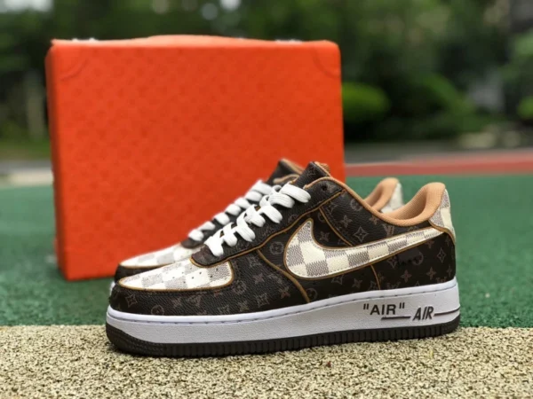 AF1 連名 LV ルイ・ヴィトン LV x ナイキ エア フォース 1 連名 AF1 エア フォース ワン 連名 LV