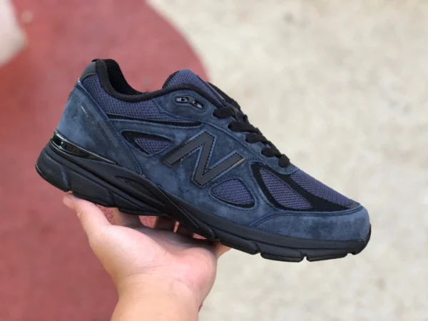 NB990 ダークブルー JJJJound × ニューバランス 990V4 ネイビー 990V4 ダークブルー連名ランニングシューズ M990JJ4