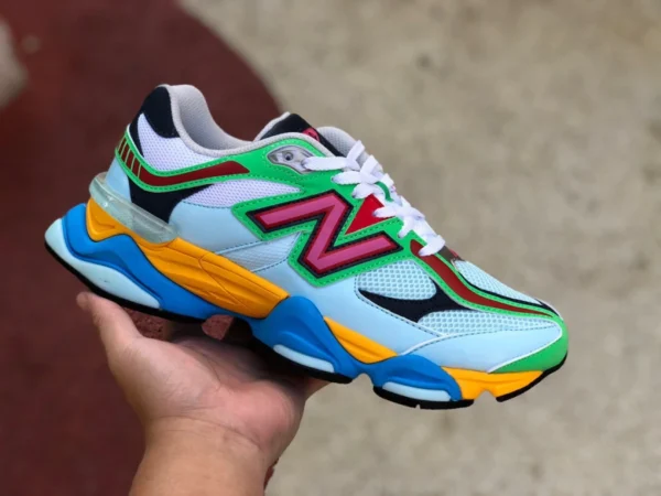 NB9060 グリーン ブルー イエロー Joe Freshgoods x New Balance 9060 カジュアルシューズ u9060NBN