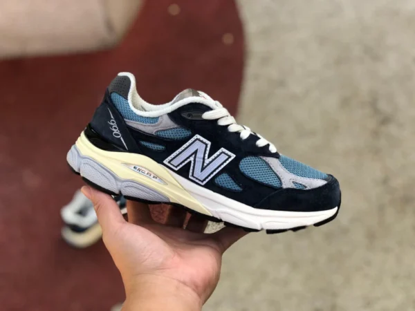 NB m990 ネイビーブルー NEW BALANCE M990 メンズ レディース ネイビー ブルー レトロ カジュアル ランニング シューズ M990TE3