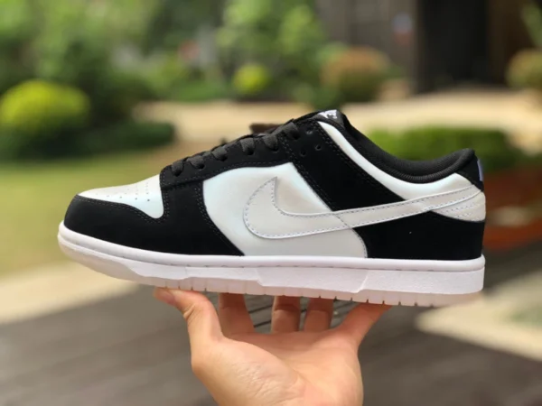 ダンク 白黒レーザー Nike Dunk Low レトロ ロートップ レーザー パンダ 白黒 スケートボード シューズ DO7412-985