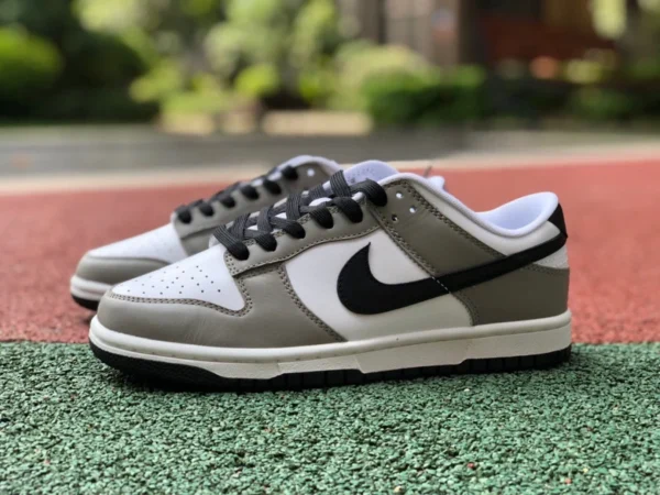 ダンク ホワイト グレー ブラック フック ロー Nike Dunk Low Light Smoke Gray ホワイト グレー ロートップ DD1503-117