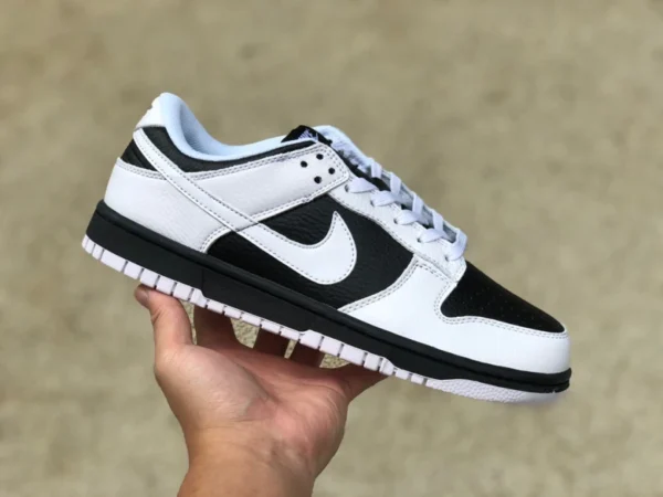 ダンク 白と黒のパンダ Nike Dunk Low 白と黒のリバース パンダ 男女兼用 レトロ スニーカー FD9064-011