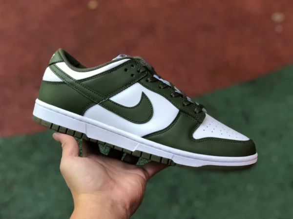 ダンク ホワイト オリーブ グリーン 高品質 Nike Dunk Low ホワイト オリーブ グリーン ロートップ レトロ カジュアル スポーツ スニーカー DD1503-120