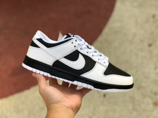 ダンク 白黒リバース Nike Dunk Low 白黒リバースパンダ メンズ レディース レトロ スニーカー FD9064-011