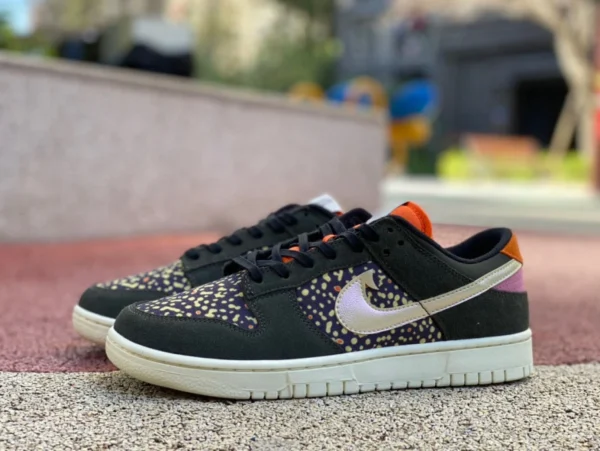 ダンク スペックルド トラウト ロー Nike Dunk Low "Bainbow Trout" 防滑 衝撃吸収 耐摩耗性 ローカット スニーカー グリーン FN7523-300