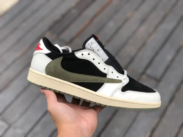 AJ1 バーブ ロー オリーブグリーン T1 ピュア オリジナル トラビス スコット x エア ジョーダン 1 ロー 4.0 OG WMNS “Olive” dz4137-