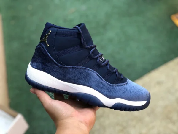 aj11 ベルベット ネイビー エア ジョーダン 11 ベルベット WMNS "Midnight Navy" ベルベット ミッドナイト ネイビー AR0715-441