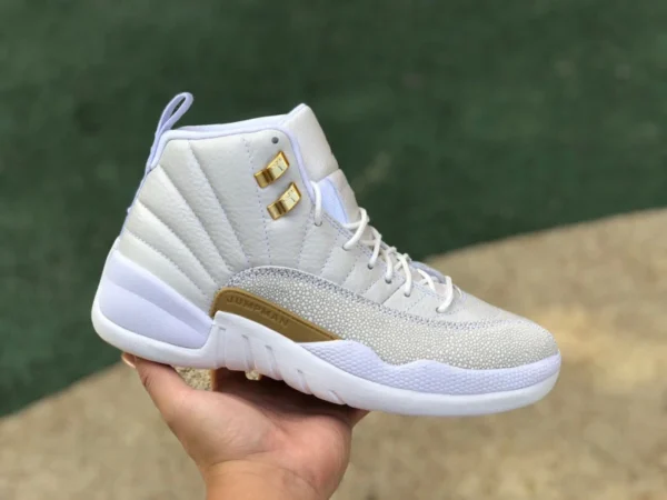 AJ12 OVO ホワイト エア ジョーダン 12 OVO ホワイト ジョイント AJ12 プラチナム オウル 873864-102