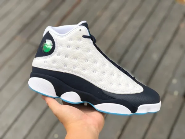 AJ13 黒曜石層リアルカーボンプレート エア ジョーダン 13 オブシディアン AJ13 黒曜石 ハイトップ バスケットボール シューズ 414571-144