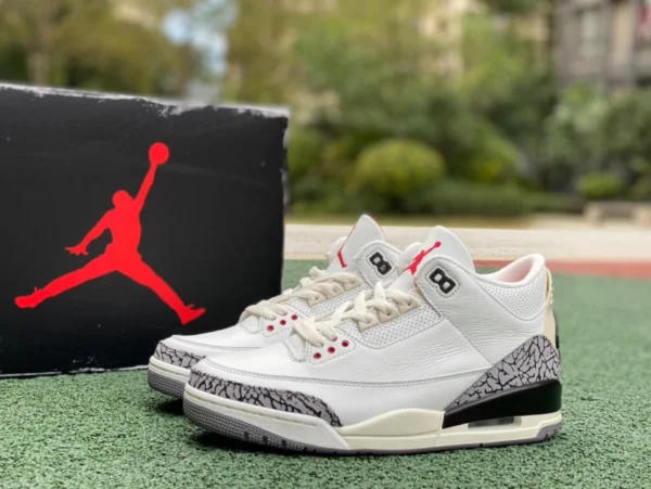 AJ3 オールド ホワイト セメント カットピース 純正オリジナル 極上品 エア ジョーダン 3 "White Cement Reimagined" オールド ホワイト セメント レプリカ DN3707-100