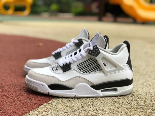 AJ4 グレー ホワイト ブラック コスト効率の高いバージョンのエア ジョーダン 4 AJ4 グレー ホワイト ブラック パンダ ホワイト セメント バスケットボール シューズ DH6927-111