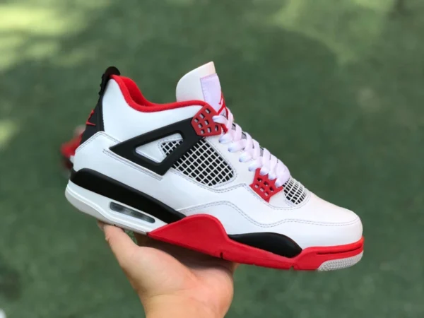 AJ4 フレイムレッド カットピース 純正オリジナル エア ジョーダン 4 レトロ AJ4 白黒 赤 フレイムレッド 2020 レプリカ DC7770-160