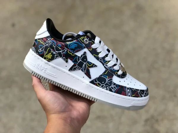 エイプマン黒暴力クマ新バージョン BAPE STA SK8 新しいスニーカースターカジュアルシューズエイプマンロートップスポーツシューズ