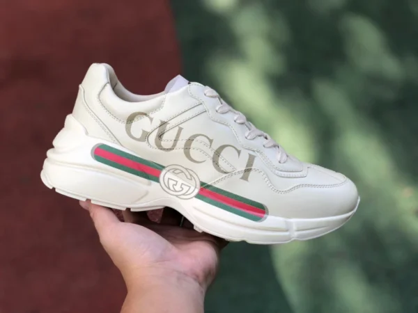 グッチライトン プリント GUCCI グッチ ライトン シリーズ ダッドシューズ ダブルG スニーカー