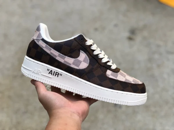 AF1 ジョイント OW ジョイント LV ルイ・ヴィトン LV x ナイキ エア フォース 1 x オフホワイト ジョイント AF1 エア フォース ワン ジョイント LV 1A9V