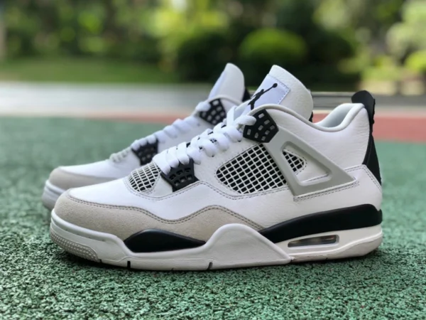 AJ4 グレー ホワイト ブラック エア ジョーダン 4 AJ4 グレー ホワイト ブラック パンダ ホワイト セメント バスケットボール シューズ DH6927-111