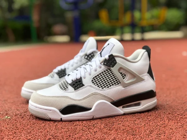 AJ4 グレー ホワイト ブラック エア ジョーダン 4 AJ4 グレー ホワイト ブラック パンダ ホワイト セメント バスケットボール シューズ DH6927-111