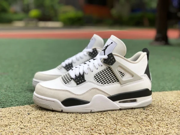 AJ4 グレー ホワイト ブラック エア ジョーダン 4 AJ4 グレー ホワイト ブラック パンダ ホワイト セメント バスケットボール シューズ DH6927-111