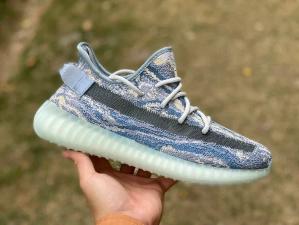 ココナッツ350v2 ウォッシュド ブルー リアル ポップコーン アディダス オリジナルス Yeezy boost 350 V2 "MX Blue" ロートップ ブルー GW3375