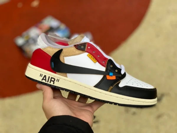 aj1ow ジョイント ブラック トゥ バーブ エア ジョーダン 1 x OFF-WHITE AJ1 OW ジョイント ロートップ バーブ ブラック トゥ ジョイント cz0790-107