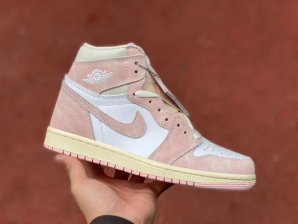 AJ1 ウォッシュド ホワイト パウダー エア ジョーダン 1 ハイトップ "ウォッシュド ピンク" AJ1 ウォッシュド ピンク ホワイト FD2596-600