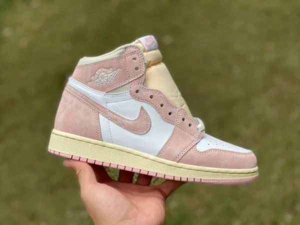 AJ1 ウォッシュド ホワイト パウダー エア ジョーダン 1 ハイトップ "ウォッシュド ピンク" AJ1 ウォッシュド ピンク ホワイト FD2596-600