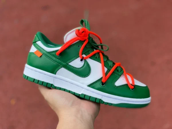 ダンコ ジョイント 白と緑 Nike Dunk SB x Off-White OW ジョイントストラップ ローカット スニーカー CT0856-100