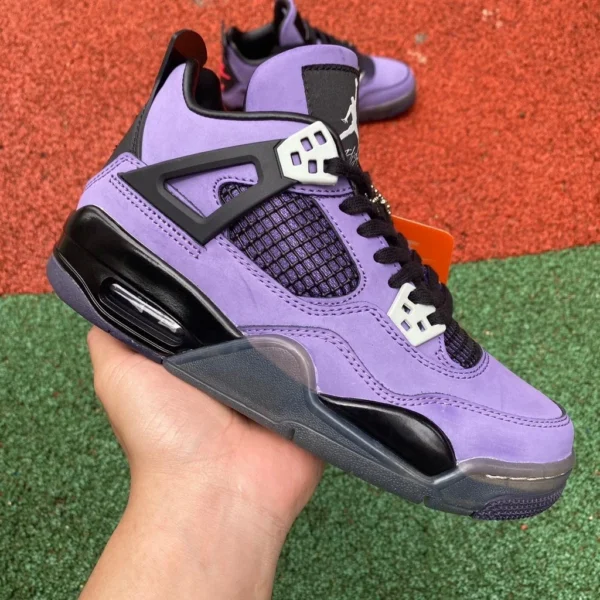 aj4ts パープル Air Jordan4 x TravisScott AJ4 TS 連名