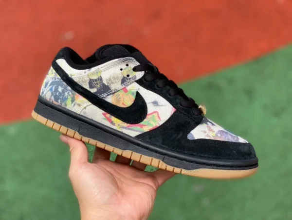 ダムク ブラックカラー sup ジョイント Nike Dunk x Supreme ジョイントモデル FD8788-001