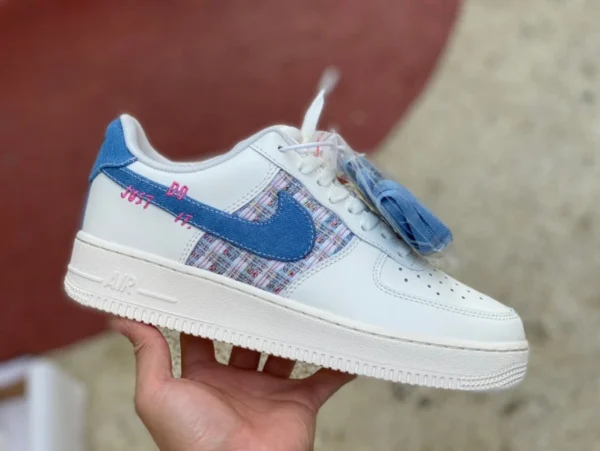 AF1 デニム スモール フレグランス ロー ピュア オリジナル ナイキ エア フォース 1 ナイキ レディース シューズ AF1 デニム スモール フレグランス エア フォース ワン スニーカー FJ7740-141