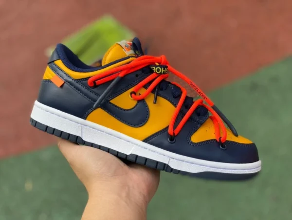 ダンク オウ ジョイント オブシディアン Nike Dunk SB x Off-White OW ジョイントストラップ ローカット スニーカー CT0856-700