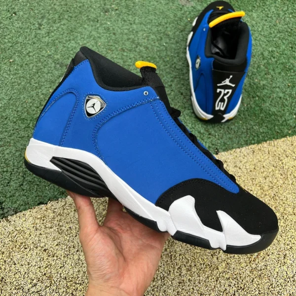 AJ14 ブラック レイニー エア ジョーダン 14 "Laney" AJ14 ブラック ブルー イエロー 487471-407