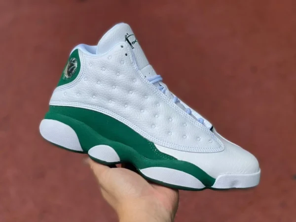 AJ13 レイ アレン ファーストレイヤー リアルカーボンバージョン AIR JORDAN 13 AJ13 Ray Allen PE ホワイト＆グリーン バスケットボールシューズ 414571-125