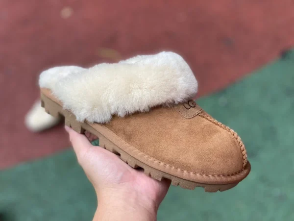 UGG コットンシューズ ブラウン UGG タスマン スエード シンプル カジュアル ファッション コットン スリッパ 女性用