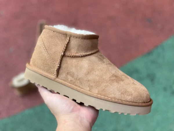 UGG コットンシューズ厚底ミッドトップブラウンUGGタスマンスエードシンプルカジュアルファッションコットンスリッパ女性用