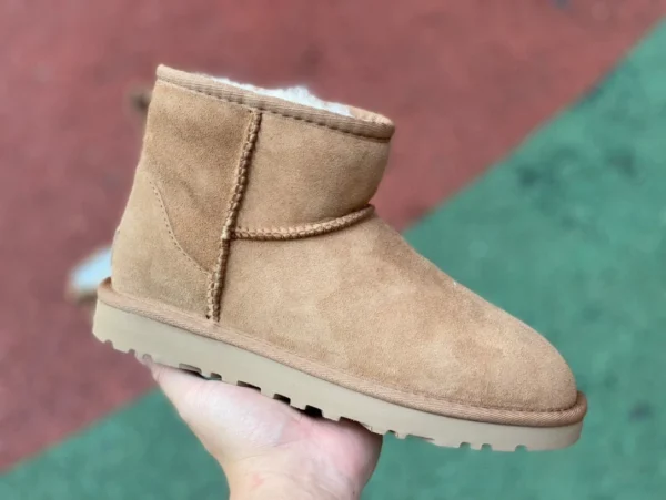 UGG コットンシューズハイトップブラウン UGG タスマンスエードシンプルカジュアルファッションコットンスリッパ女性のための