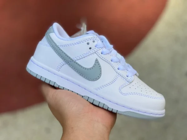 ダンク ホワイト ライトグリーン 子供靴 ナイキ Nike dunk low GS ビッグ 子供用 スポーツ 通気性 カジュアル シューズ DH9756102