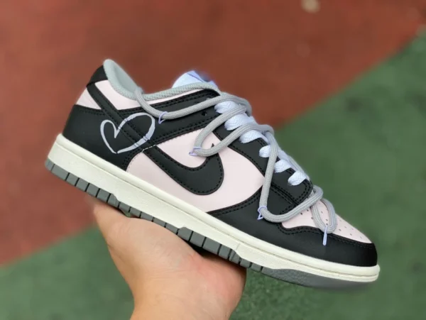 ダンク ストラップ 黒とグレー ホワイト Nike SB Dunk Low ロートップ スポーツ レジャー スニーカー DD1503117