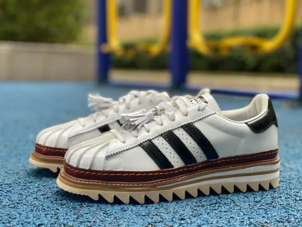 アディダス エジソン・チェン 連名モデル純正オリジナル CLOT x adidas Superstar Edison Chen ノコギリスニーカー IH3132