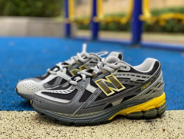 NB1906 ブラック グレー イエロー NEW BALANCE NB1906 シリーズ ブラック グレー イエロー レトロ スポーツ カジュアル 男女兼用 ランニングシューズ M1906NA