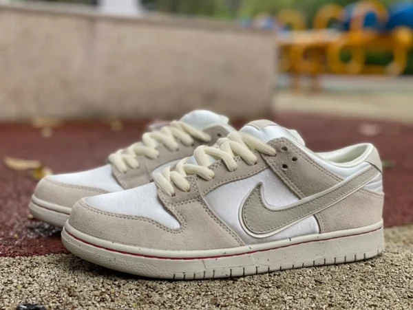 ダンク ベージュ バレンタインデー ナイキ Nike Dunk SB Low ホワイト レッド ベージュ バレンタインデー ロートップ カジュアル スニーカー 男女兼用 FZ5654-100