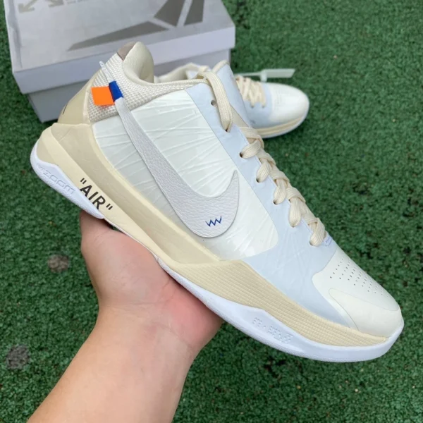 コービー5 ジョイント OW オフホワイト S2 ピュア オリジナル ナイキ コービー x OFF-WHITE OW ジョイント ZK5 コービー DB4796-101