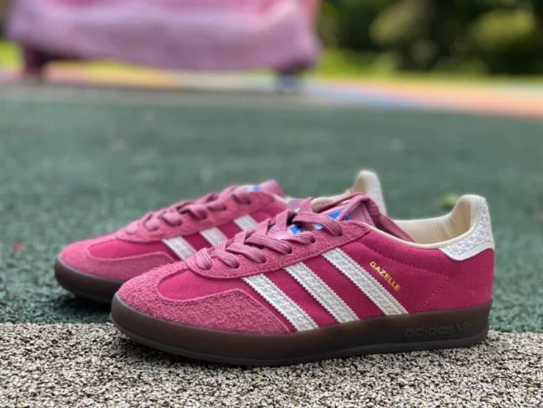 アディダス Adidas ピンクS2 ピュアオリジナル Adidas GAZELLE INDOOR ピンク デトレイン カジュアル スポーツ スニーカー T ヘッド IF1809