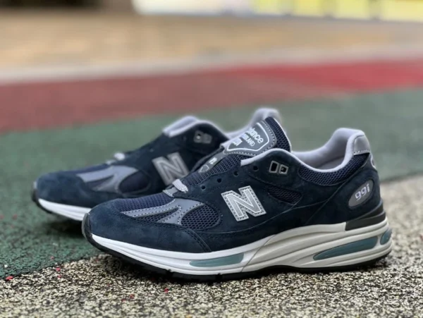 NB991v2 紺プレジデント 純正オリジナル ニューバランス NB991 V2 紺 メンズ レディース ローカット トレンド レトロ ランニングシューズ U991NV2