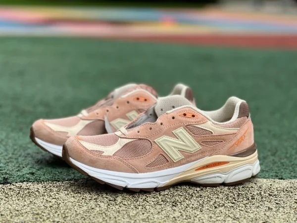 NB990v3 ベージュ プレジデント ピュア オリジナル ニューバランス 990v3 ベージュ ロートップ カジュアル シューズ アメリカン M990SZ3